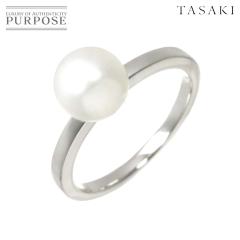 �^�T�L TASAKI 14�� �����O �A�R���^�� 8.0mm Pt �v���`�i �p�[�� �w�� ���f�B�[�X 90310453 �y���ÁzBJ