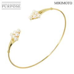 �~�L���g MIKIMOTO �x�r�[�p�[�� 3.3mm �o���O�� �u���X���b�g 16.5cm K18 YG 750 �^�� ���f�B�[�X 90310750 �y���ÁzBJ