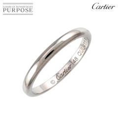 �J���e�B�G Cartier 1895 �N���V�b�N #48 �����O Pt ��2mm �v���`�i �w�� ���f�B�[�X 90310886 �y���ÁzBJ