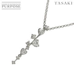 �^�T�L TASAKI �_�C�� 0.50ct �l�b�N���X 45cm K18 WG �z���C�g�S�[���h 750 �c��^�� ���f�B�[�X 90311334 �y���ÁzBJ