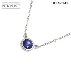 �e�B�t�@�j�[ TIFFANY&Co. �o�C�U���[�h �T�t�@�C�� �l�b�N���X 42cm Pt �v���`�i ���f�B�[�X 90311732 �y���ÁzBJ