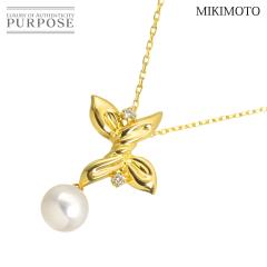 �~�L���g MIKIMOTO �A�R���^�� 7.6mm �_�C�� �l�b�N���X 40cm K18 YG �C�G���[�S�[���h 750 �p�[�� ���f�B�[�X 90311776 �y���ÁzBJ