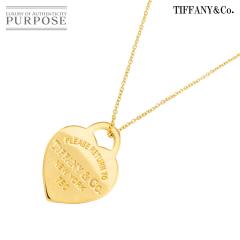 �e�B�t�@�j�[ TIFFANY&Co. ���^�[���g�D �n�[�g �l�b�N���X 40cm K18 YG �C�G���[�S�[���h 750 ���f�B�[�X 90313705 �y���ÁzBJ