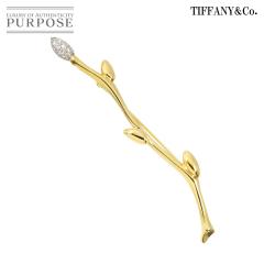 �e�B�t�@�j�[ TIFFANY&Co. ���[�t���`�[�t �_�C�� �u���[�` K18 YG �C�G���[�S�[���h 750 Pt ���f�B�[�X 90313707 �y���ÁzBJ