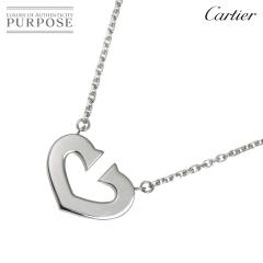 �J���e�B�G Cartier C�n�[�g �l�b�N���X 40cm K18 WG �z���C�g�S�[���h 750 ���f�B�[�X 90313741 �y���ÁzBJ