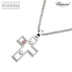 �V���p�[�� Chopard �n�b�s�[�_�C�� �N���X �T�t�@�C�� �_�C�� �l�b�N���X 42cm K18 WG PG�y�ؖ����z���f�B�[�X 90313772 �y���ÁzBJ