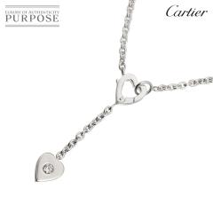 �J���e�B�G Cartier ���i���[�� �n�[�g �_�C�� �l�b�N���X 40cm K18 WG �z���C�g�S�[���h 750 ���f�B�[�X 90313809 �y���ÁzBJ