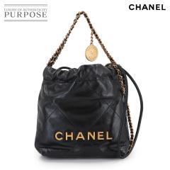 ���g�p �W���i �V���l�� �o�b�O CHANEL 22 �~�j 2way �`�F�[�� �n���h �V�����_�[ �o�b�O AS3980 ���f�B�[�X 90313952 �y���Áz�u�����h
