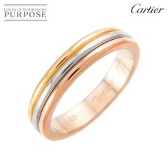 �J���e�B�G Cartier ���@���h�[�� #50 �����O K18 YG WG PG �X���[�S�[���h 750 �w�� ���f�B�[�X 90314631 �y���ÁzBJ
