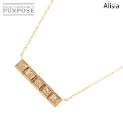 �A���V�A Alisia �_�C�� 0.13ct �l�b�N���X 48cm K18 PG �s���N�S�[���h 750 ���f�B�[�X 90315497 �y���ÁzBJ