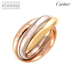 �J���e�B�G Cartier �g���j�e�B MM #49 �����O K18 YG WG PG 3�A�y�ؖ����t���z���f�B�[�X 90316814 �y���ÁzBJ