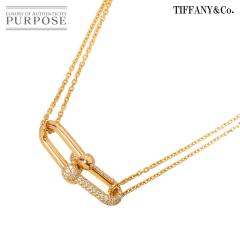 �e�B�t�@�j�[ TIFFANY&Co. �n�[�h�E�F�A ���[�W �_�u�������N �_�C�� 0.74ct �l�b�N���X 40cm K18 PG ���f�B�[�X 90317297 �y���ÁzBJ