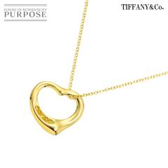 �e�B�t�@�j�[ TIFFANY&Co. �I�[�v���n�[�g ��15.8mm �_�C�� �l�b�N���X 40cm K18 YG 750 ���f�B�[�X 90317377 �y���ÁzBJ