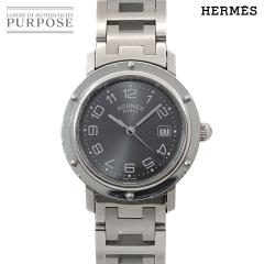 �G�����X HERMES �N���b�p�[ CL6 410 �{�[�C�Y �r���v �f�C�g �O���[ �N�H�[�c �E�H�b�` Clipper Nacre 90317508 �y���Áz���v