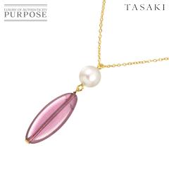 �^�T�L TASAKI �A�R���^�� 6.9mm �g���}���� �l�b�N���X 40cm K18 YG 750 �p�[�� �c��^�� ���f�B�[�X 90317826 �y���ÁzBJ