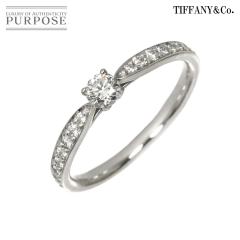 �e�B�t�@�j�[ TIFFANY&Co. �n�[���j�[ 11.5�� �_�C�� 0.18ct �����O Pt �v���`�i �w�� ���f�B�[�X 90318769 �y���ÁzBJ