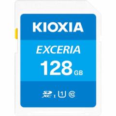 KIOXIA LINVA() SDJ[h Exceria SDXC U1 R100 C10 tHD ǂݎ 100MB/s 128GB LNEX1L128GG4y[։z