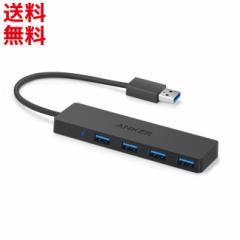Anker USB3.0Ήnu 4|[g EgX USBnu A7516011 MacBook / iMac / Surface Pro  m[gPC Ή  (ubN)  [