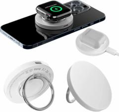 3in1 CX[d MagsafeΉ AirPods Apple Watch[d z_[ Obv X^h }OZ[t [d SAC-118