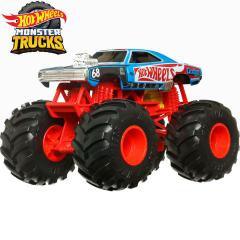 �z�b�g�E�B�[�� HOT WHEELS USA���f�� MONSTER TRUCKS OVERSIZED 2023 DODGE R/T �����X�^�[�g���b�N �_�b�WR/T 1/24 ���^�� NO03