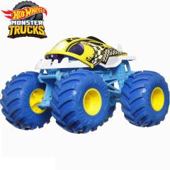�z�b�g�E�B�[�� HOT WHEELS USA���f�� MONSTER TRUCKS OVERSIZED 2023 PIRAN-AHHHH �����X�^�[�g���b�N �s���j�A�[ 1/24 ���^�� NO04