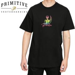 PRIMITIVE �v���~�e�B�u �X�P�{�[ T�V���c SIGNS TEE �u���b�N NO37