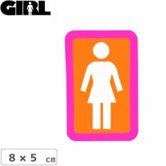 GIRL K[XP[g{[h STICKER XebJ[ BOX LOGO STICKER zCg~IW 8cm x 5cm NO141
