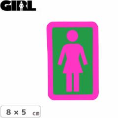 GIRL K[XP[g{[h STICKER XebJ[ BOX LOGO STICKER sN~O[ 8cm x 5cm NO144