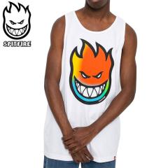 SPITFIRE �X�s�b�g�t�@�C�A �X�P�{�[ �^���N�g�b�v BIGHEAD TIE DYE FADE FILL4 TANKTOP �z���C�g NO280