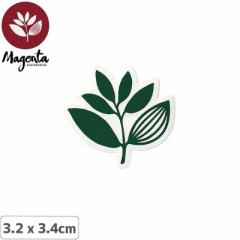 MAGENTA }[^ XP{[ XebJ[ PLANT STICKER GREEN O[ 3.2 x 3.4cm NO6