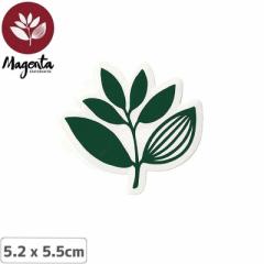 MAGENTA }[^ XP{[ XebJ[ PLANT STICKER GREEN O[ 5.2 x 5.5cm NO11