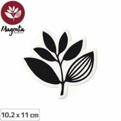 MAGENTA }[^ XP{[ XebJ[ PLANT STICKER BLACK ubN 10.2 x 11cm NO15