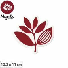 MAGENTA }[^ XP{[ XebJ[ PLANT STICKER BURGUNDY o[KfB 10.2 x 11cm NO18