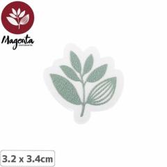 MAGENTA }[^ XP{[ XebJ[ STICKER PLANT ~gO[ 3.2 x 3.4cm NO21