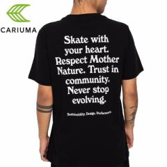 CARIUMA JE} XP[g{[h TVc SKATE WITH YOUR HEART T-SHIRT ubN NO9