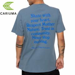 CARIUMA JE} XP[g{[h TVc SKATE WITH YOUR HEART T-SHIRT ~[Wu[ NO10