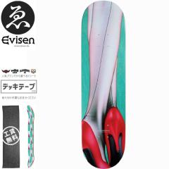 EVISEN エビセン スケートボード デッキ ゑびせん HEELS DECK 8.06