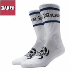 x[J[ BAKER XP[g{[h \bNX OLDE WHITE SOCKS zCg NO10