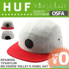 HUF �n�t �X�P�[�g�{�[�h �L���b�v BELVEDERE VOLLEY �w�U�[�O���[ x ���b�h NO28