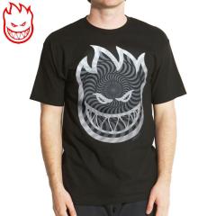 SPITFIRE �X�s�b�g�t�@�C�A �X�P�{�[ T�V���c CLASSIC SWIRL BIGHEAD TEE �u���b�N x �O���[ NO74