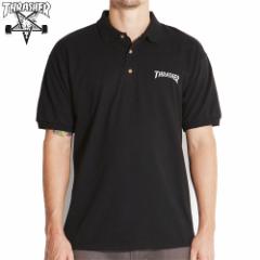 XbV[ THRASHER |Vc EMBROIDERED THRASHER LOGO POLO SHIRT ubN NO2