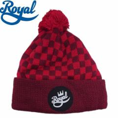 C ROYAL TRUCK jbgLbv CROWN SCRIPT CHECK POM BEANIE || bh NO6