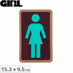GIRL K[XP[g{[h STICKER XebJ[ BOX LOGO STICKER 15.3cm x 9.5cm NO117