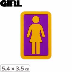 GIRL K[XP[g{[h STICKER XebJ[ BOX LOGO STICKER 5.4cm x 3.5cm NO123