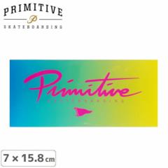 v~eBu PRIMITIVE XP{[ XebJ[ PENNANT STICKER 7cm~15.8cm NO33