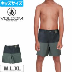 VOLCOM �{���R�� �L�b�Y �V���[�g�p���c �q���p LITTLE BOYS SNT BLOCK SHORT NO41