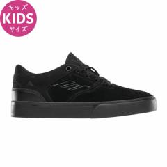 �G�����J Emerica �X�P�{�[ �L�b�Y �V���[�Y THE REYNOLDS LOW VULC YOUTH SHOES �X�E�F�[�h �u���b�Nx�u���b�N  NO20