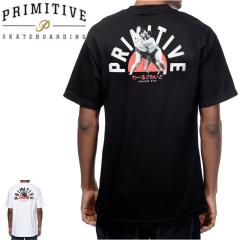PRIMITIVE �v���~�e�B�u T�V���c SUMO TEE �u���b�N/�z���C�g NO4