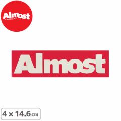 ALMOST IXg XebJ[ RED BAR STICKER 4cm x 14.6cm NO113