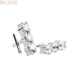 �o�b�N���X Baqless Honesty Triple Silver �I�l�X�e�B �g���v�� �V���o�[ �s�A�X�y3cz-30-wh-sv�z����E�����j���O�p�i